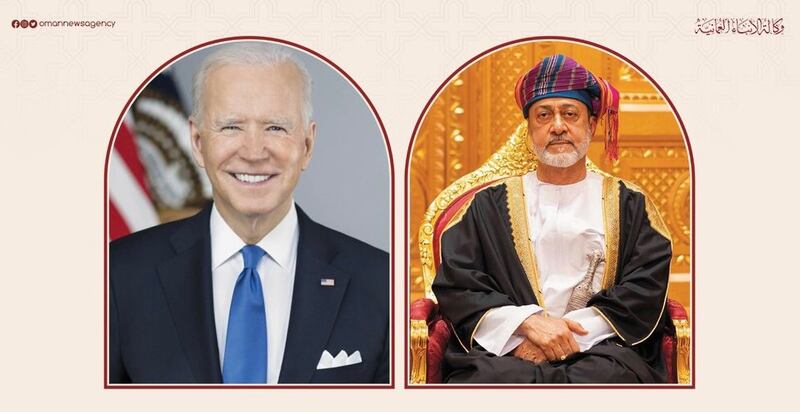 جلالة السلطان يتلقى اتصالاً من الرئيس الأمريكي