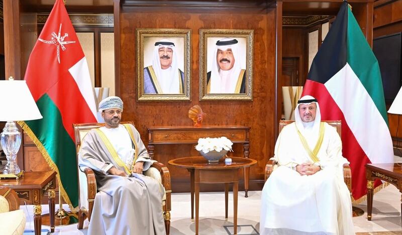 اجتماع عُماني كويتي يتطرق إلى القضية الفلسطينية