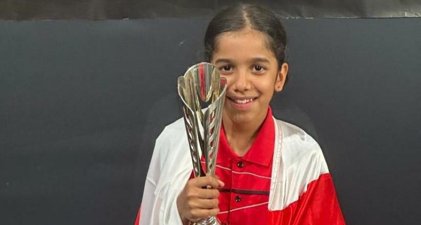 طفلة عمانية تفوز بذهبية في بطولة دولية بقطر