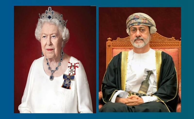 جلالة السلطان يعزي الملكة إليزابيث