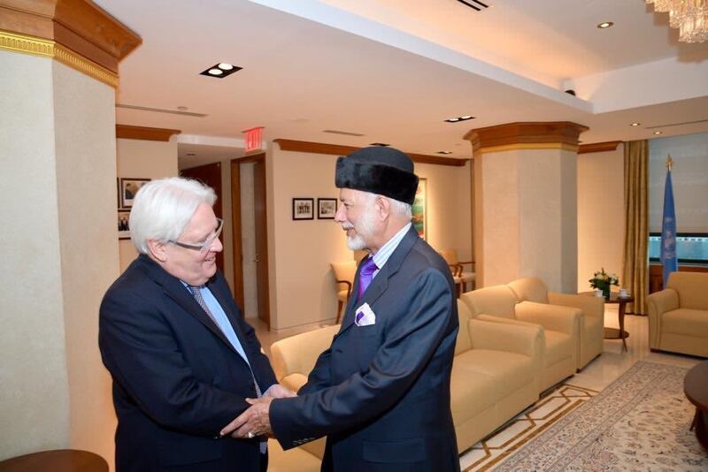 مبعوث الأمين العام للأمم المتحدة: أبحث عن النصيحة في مسقط