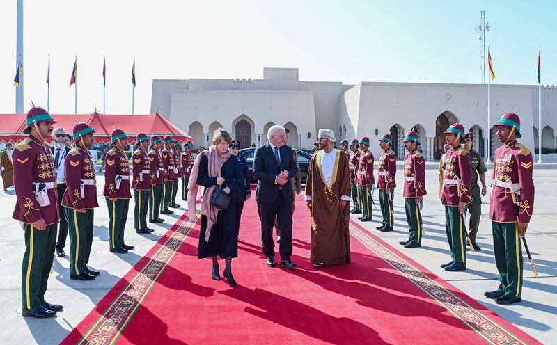 تضمنت مباحثات مع جلالة السلطان، الرئيس الألماني يغادر البلاد