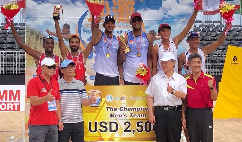 طائرتنا الشاطئية ثالثًا في بطولة آسيوية