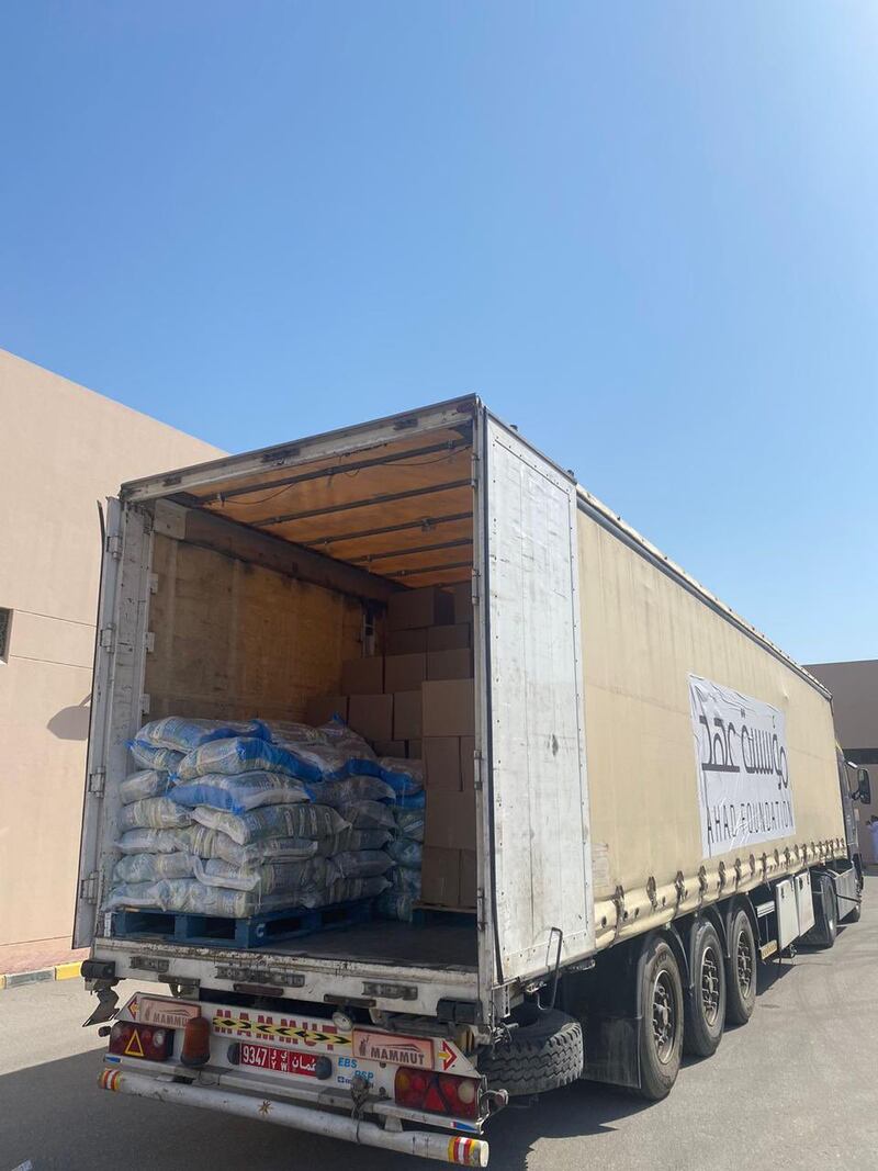 مؤسسة عهد تشارك في التخفيف من تأثيرات شاهين