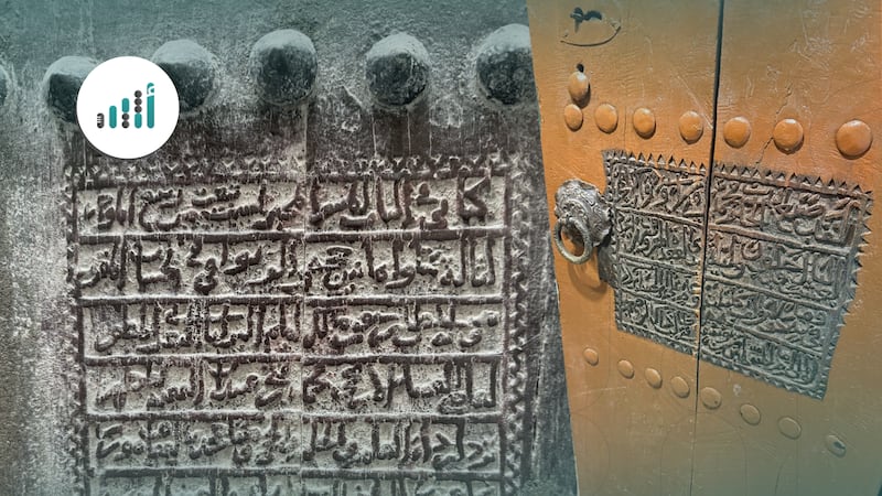 بالصور: نقوش وأبيات شعر على أبواب عُمانية