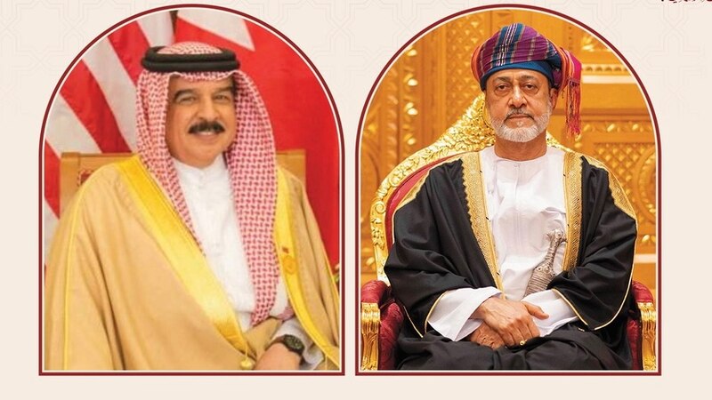 جلالة السلطان يتلقى اتصالا من ملك البحرين