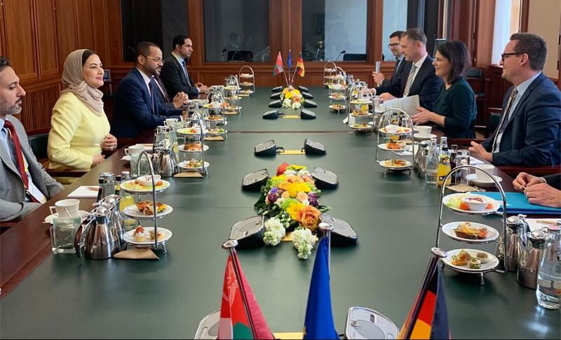 لقاء عماني – ألماني يبحث التعاون الاقتصادي والقضايا الإقليمية والدولية