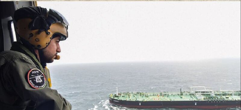 إجلاء جوي لبحار أجنبي