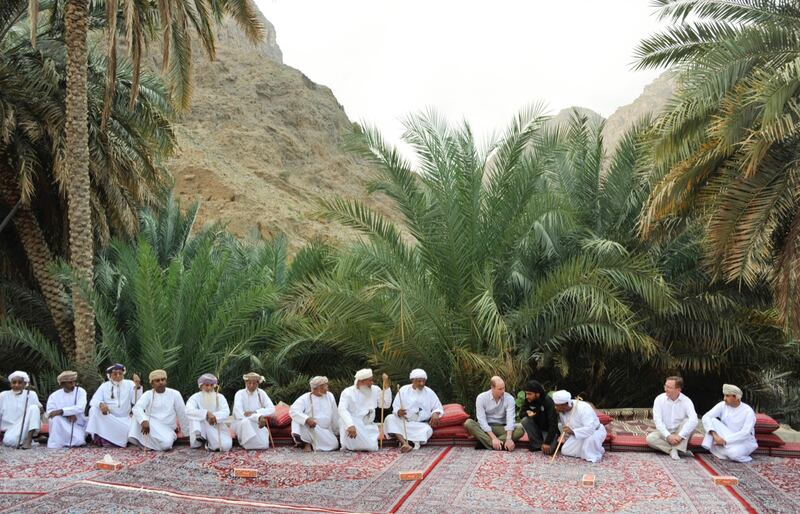 الأمير وليام يزور وادي العربيين