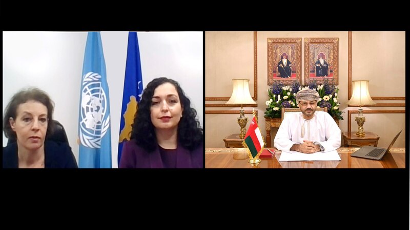 السيد بدر يعقد اجتماعًا مع رئيسة جمهورية كوسوفو