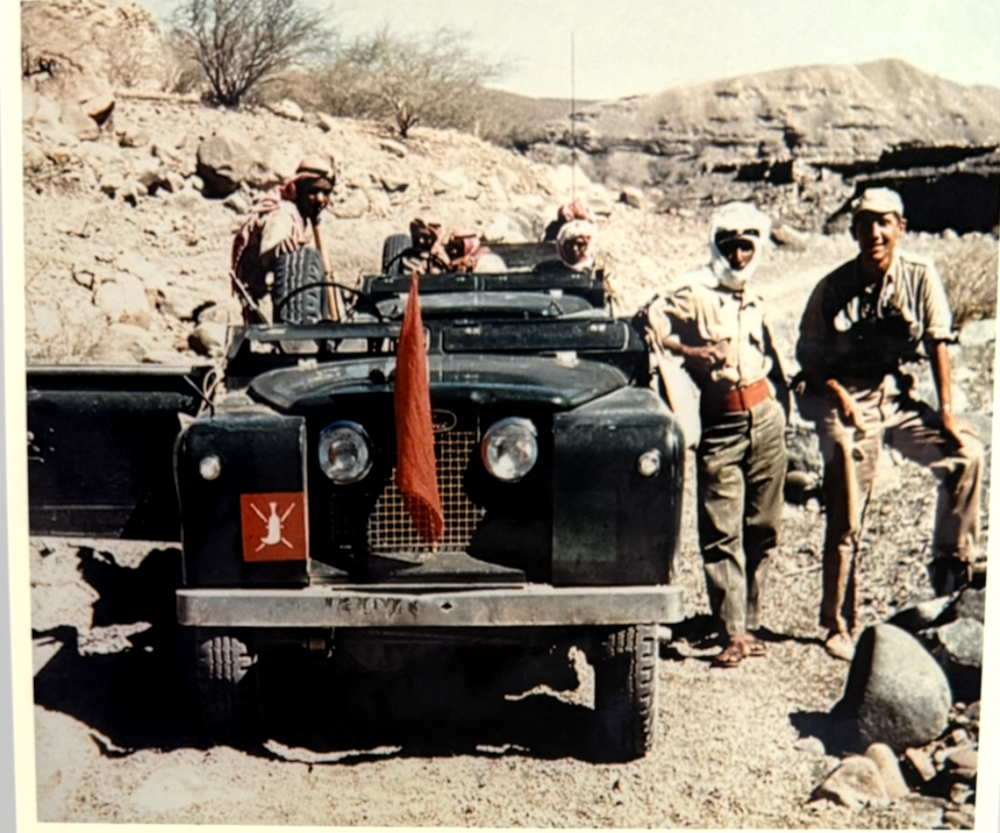 في دورية بوادي الحواسنة عام 1961