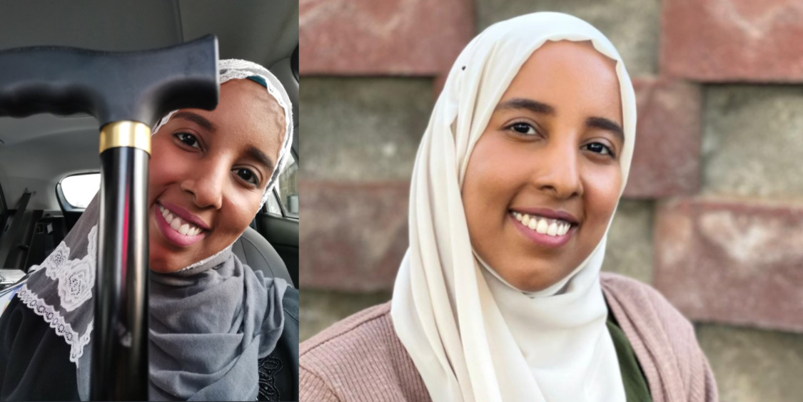 رحمة آدم شابة تغوص في الإيجابية والتفاؤل رغم إصابتها بالتصلب المتعدد