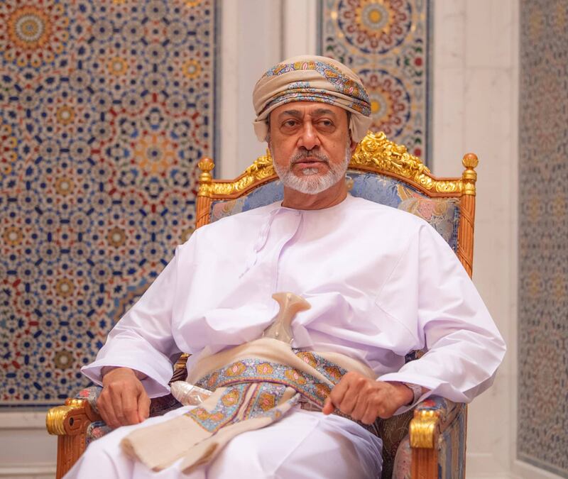 جلالة السلطان يستقبل محمد بن سلمان