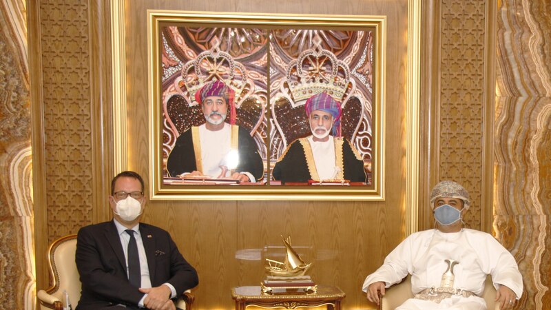 المعولي يستقبل سفيرين