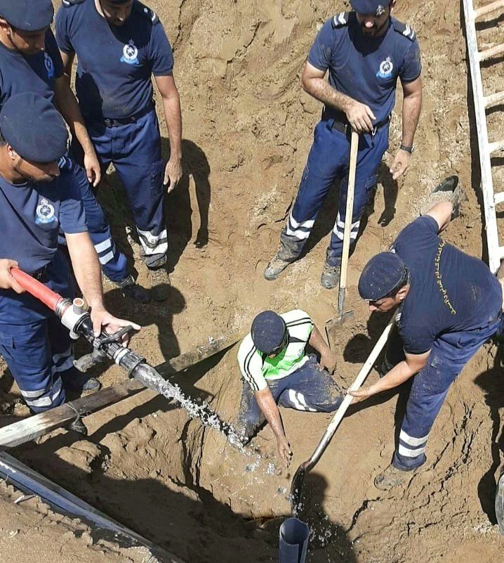 وفاة في انهيار أتربة