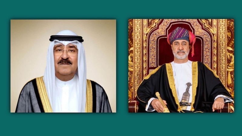 جلالة السلطان يتلقى تعزية من أمير الكويت
