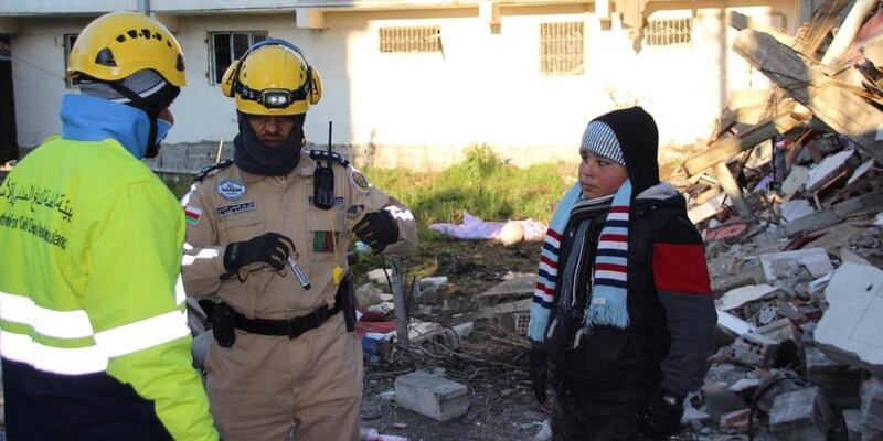 الفريق الوطني للبحث والإنقاذ يواصل عملياته الإنسانية في تركيا