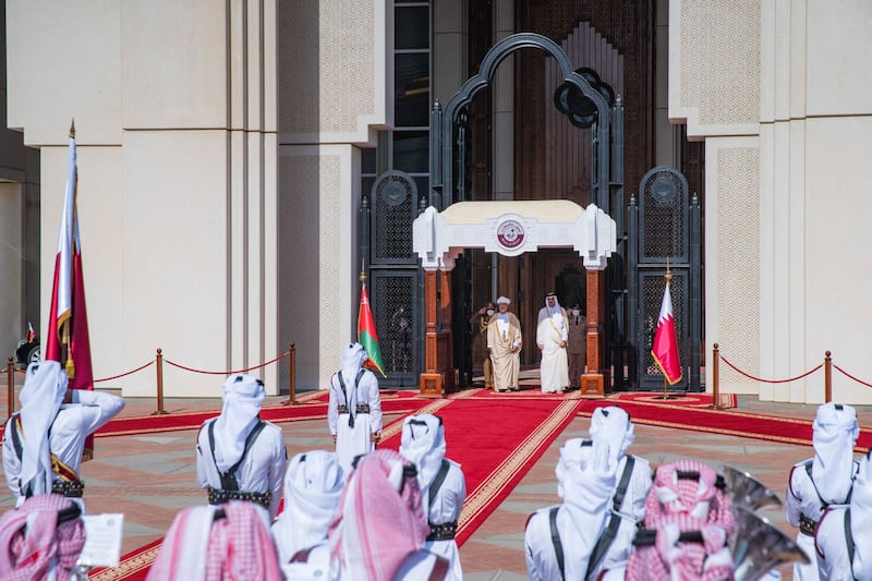 ماذا قال أمير قطر عن زيارة جلالة السلطان؟