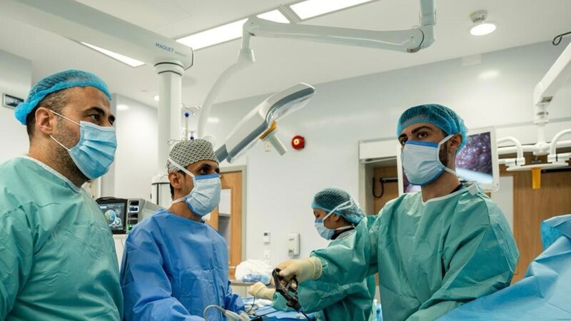نجاح عملية استئصال ورم من منطقة معقدة