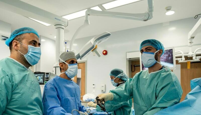 نجاح عملية استئصال ورم من منطقة معقدة