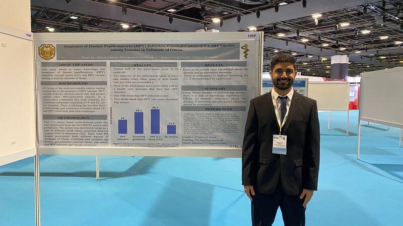 طالب عُماني يتحدث عن فوز فريقه بأفضل ملصق علمي في مؤتمر دولي