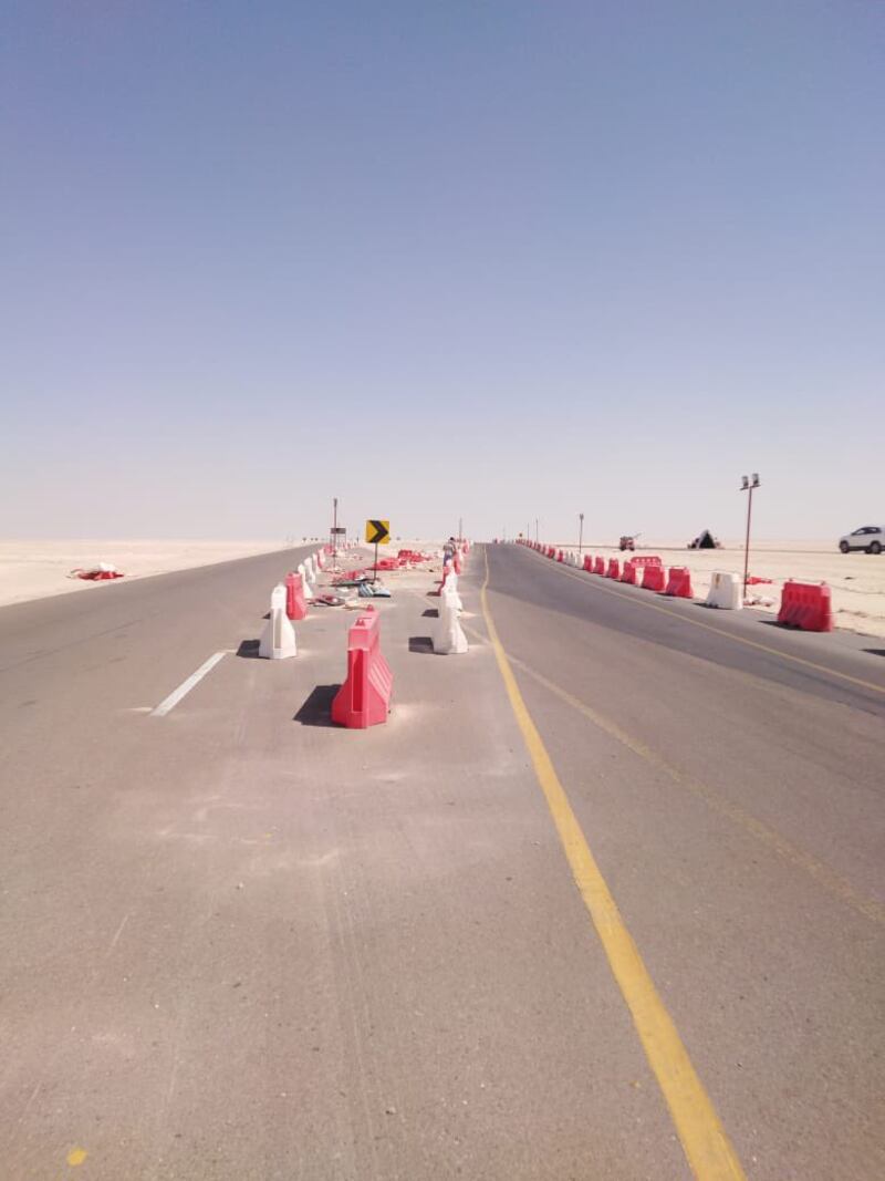 لسالكي طريق أدم – ثمريت: انتبهوا؛ فهناك تحويلة مرورية