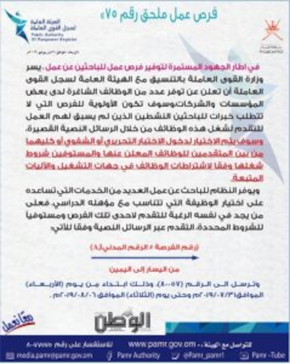 في إعلان جديد: 382 وظيفة في القطاع الخاص