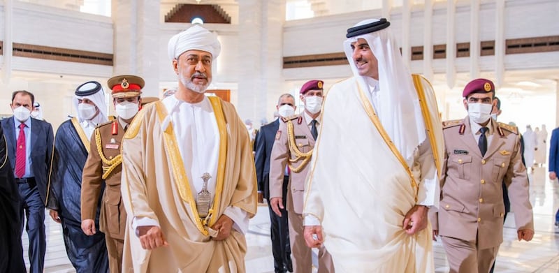 ماذا قال أمير قطر عن زيارة جلالة السلطان؟