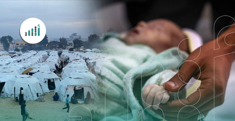 وفاة طفل خامس بسبب البرد القارس في خيام غزة