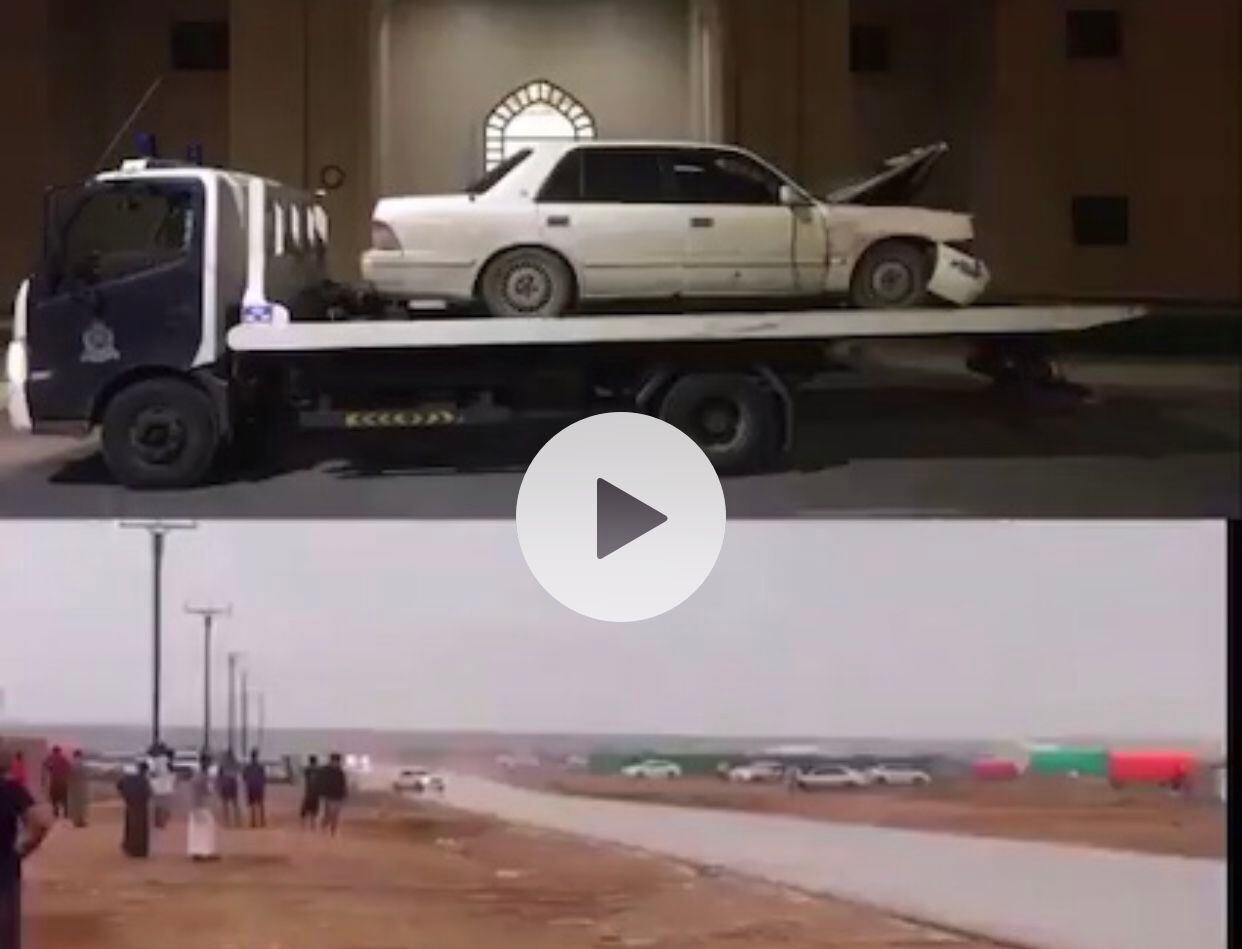 بالفيديو: ضبط مفحط في ظفار